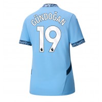 Manchester City Ilkay Gundogan #19 Kotipaita Naiset 2024-25 Lyhythihainen